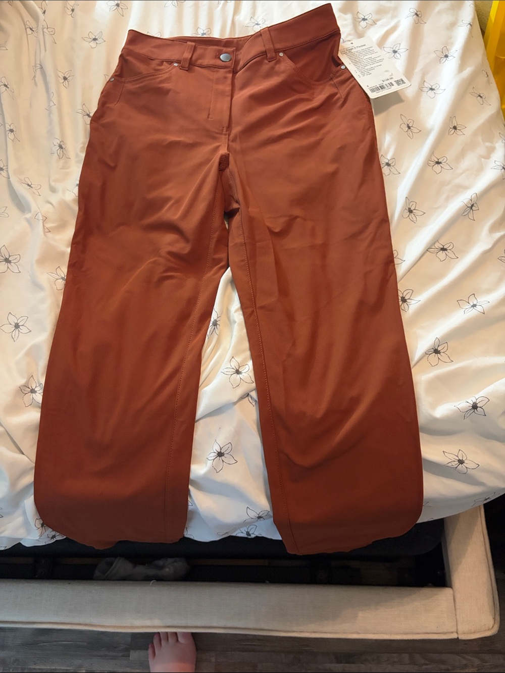 NWT city sleak 5 pocket pant Rust-Colored